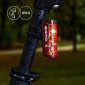 TAILLIGHT ON BATTERY - RECHARGEABLE USB- ON SEATPOST - SIGMA BLAZE 3LED (BATTERY LIFE 7H) BLACK -APPROVED - AUTOMATICALLY ACCORDING TO THE LIGHT CONDITIONS 4016224151103