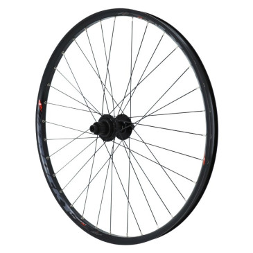 ROUE VTT DISQUE 27.5" TRUCKY 30 BOOST TUBELESS READY ARRIERE CENTERLOCK NOIR MOYEU SHIMANO TC500 CASSETTE MICROSPLINE 12V AXE TRAVERSANT 12/148 JANTE 30C 32 RAYONS 3660429940447