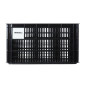 PANIER / CAISSE PLASTIQUE RECYCLE BASIL NOIR 40L AVANT/ARRIERE (49x36x27cm) (POSSIBILITE DE FIXER AVEC REF 150413) 8715019211584