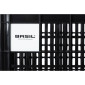 PANIER / CAISSE PLASTIQUE RECYCLE BASIL NOIR 40L AVANT/ARRIERE (49x36x27cm) (POSSIBILITE DE FIXER AVEC REF 150413) 8715019211584