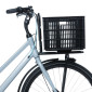 PANIER / CAISSE PLASTIQUE RECYCLE BASIL NOIR 40L AVANT/ARRIERE (49x36x27cm) (POSSIBILITE DE FIXER AVEC REF 150413) 8715019211584