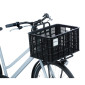 PANIER / CAISSE PLASTIQUE RECYCLE BASIL NOIR 40L AVANT/ARRIERE (49x36x27cm) (POSSIBILITE DE FIXER AVEC REF 150413) 8715019211584