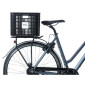 PANIER / CAISSE PLASTIQUE RECYCLE BASIL NOIR 40L AVANT/ARRIERE (49x36x27cm) (POSSIBILITE DE FIXER AVEC REF 150413) 8715019211584