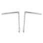 HANDLEBAR FOR MOPED (Z Bar) FOR PEUGEOT 103 MVL, VOGUE HAUTEUR 220mm -SELECTION P2R- 3701213431908