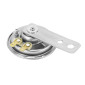 AVERTISSEUR/KLAXON CYCLO 12V DIAM 66mm 105DB CHROME -SELECTION P2R-