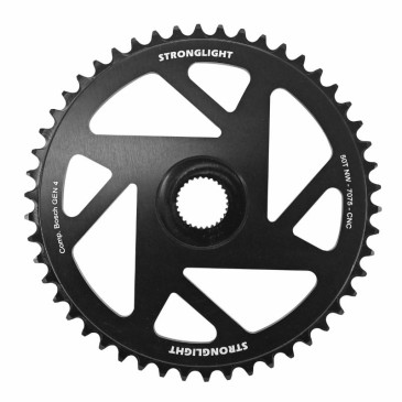 PLATEAU VAE/E-BIKE DIRECT MOUNT POUR BOSCH STRONGLIGHT -4- 50DTS MONO NOIR ALU 7075 (4ème GENERATION) NARROW WIDE 3700223722853