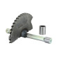 AXE/PIGNON DE KICK SCOOT ADAPTABLE SCOOT SYM 50 ORBIT 2 ET 3, MIO 4T / PEUGEOT 50 VIVACITY 3 4T, TWEET 4T, LUDIX 4T, SPEEDFIGHT 3 ET 4 4T (MOTEUR XS1P37QMA) (OEM: 28250-A1A-010 / 801600) -P2R- 3700948239940
