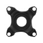 SPIDER / ETOILE PLATEAU VAE/E-BIKE MONO NOIR ALU 4 BRANCHES (POUR SYSTEME PANASONIC GX) 3700948294376