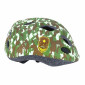 CHILD BIKE HELMET- POLISPORT JUNIOR - GREEN ARMY - Euro 52-56cm RATCHET SETTING+ LEDS LIGHTS (ON CARD) 5604415123986