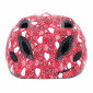 CHILD BIKE HELMET- POLISPORT JUNIOR LOVE PINK - Euro 52-56cm RATCHET SETTING+ LEDS LIGHTS (ON CARD)