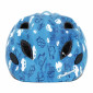 CHILD BIKE HELMET- POLISPORT FUN TRIP BLUE - Euro 44-48cm RATCHET SETTING+ LEDS LIGHTS (ON CARD)