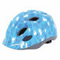 CHILD BIKE HELMET- POLISPORT FUN TRIP BLUE - Euro 44-48cm RATCHET SETTING+ LEDS LIGHTS (ON CARD)