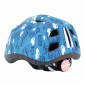 CHILD BIKE HELMET- POLISPORT FUN TRIP BLUE - Euro 44-48cm RATCHET SETTING+ LEDS LIGHTS (ON CARD)