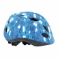 CHILD BIKE HELMET- POLISPORT FUN TRIP BLUE - Euro 44-48cm RATCHET SETTING+ LEDS LIGHTS (ON CARD)