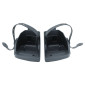 REPOSE PIED POUR PORTE BEBE/SIEGE ENFANT ARRIERE NOIR POLISPORT JOY (PAIRE) 5604415140150