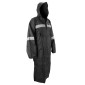 PONCHO / CAPE ANTI PLUIE ADULTE P2R S NOIR WATERPROOF AVEC CAPUCHE - TAILLE 1.60 à 1.68m 3700256045622