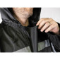 PONCHO / CAPE ANTI PLUIE ADULTE P2R XL/XXL NOIR WATERPROOF AVEC CAPUCHE - TAILLE 1.78 à 1.88m 3700256045646