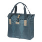 SHOULDER BAG FOR BICYCLE (or rear single bag) -BASIL CITY SHOPPER ELEGANCE- Blue ESTATE Right/left 14/16L- HOOKS ON CARRIER - WATERPROOF FOLDING CLOSING 8715019183911