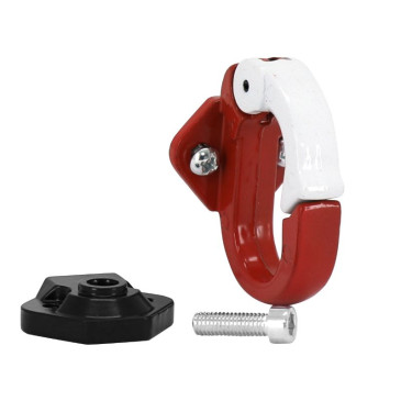HANGING HOOK FOR E-SCOOTER XIAOMI M365, PRO ALU Red/white (sold per unit) -SELECTION P2R- 7427135773549