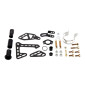 EXHAUST FOR 50cc MOTORBIKE- YASUNI R2 VARNISHED FOR DERBI 50 SENDA/BETA 50 RR/RIEJU 50 MRT, SMX, MRX, RR/MBK 50 X-LIMIT/YAMAHA 50 DTR (LOW MOUNTING) (RED SILENCER) -TUB810TR- 8404010064007