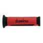 GRIP - DOMINO ORIGINAL- ON ROAD A350 RED/BLACK 120 mm OPEN END (PAIR)
