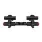 ECLAIRAGE/PHARE A LED POUR TROTTINETTE XIAOMI RECHARGEABLE USB ET REGLABLE (x2) (AVEC FIXATION) -SELECTION P2R- 7427251491518