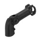 STEM FOR MTB/URBAN/TREKKING - ERGOTEC ADUSTABLE - OCTOPUS XL - BLACK AMUMINIUM 31,8 Lg 115mm (APPROVED - LEVEL 5) For fork 1"1/8 4016538099917