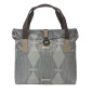 SHOULDER BAG FOR BICYCLE (or rear single bag) -BASIL CITY SHOPPER ELEGANCE TAUPE DROIT/GAUCHE 14/16L HOOKS ON CARRIER - WATERPROOF FOLDING CLOSING 8715019183904