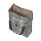 SHOULDER BAG FOR BICYCLE (or rear single bag) -BASIL CITY SHOPPER ELEGANCE TAUPE DROIT/GAUCHE 14/16L HOOKS ON CARRIER - WATERPROOF FOLDING CLOSING 8715019183904