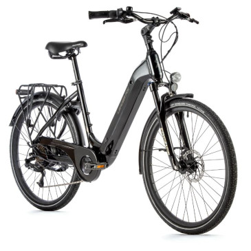 EBIKE LEADER FOX "URBAN" 26" LOTUS 2023 -UNISEX- Black - 7 Speed - BAFANG ENGINE ON REAR WHEEL-36V 45Nm BATTERY 16Ah (16,5'' - H43cm - Size S - RIDER'S HEIGHT 158cm > 168cm) 8592826036346