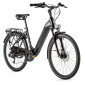 VELO ELECTRIQUE/VAE CITY 26 LEADER FOX LOTUS 2023 MIXTE NOIR 7V MOTEUR ROUE AR BAFANG 36V 45Nm BATTERIE 15Ah (18'' - H46cm - TAILLE M - POUR ADULTE DE 168cm à 178cm)