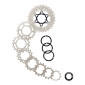CASSETTE 10V Speed SUNRACE 11-25 RS1 for SHIMANO (LEVEL105) METALLIC SILVER (IN BOX) (11-12-13-14-15-17-19-21-23-25) 4710944254792