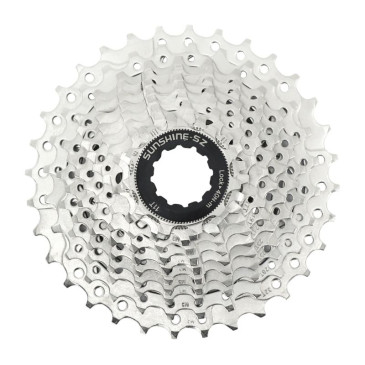 CASSETTE 11V. P2R 11-32 POUR SHIMANO/SRAM ROUTE ARGENT (VENDU EN BOITE) (11-12-13-14-15-17-19-21-24-28-32)