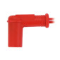ANTIPARASITE MALOSSI AVEC FIL DE BOUGIE 7 mm ROUGE (50 cm) (VENDU A L'UNITE) 3700948263617