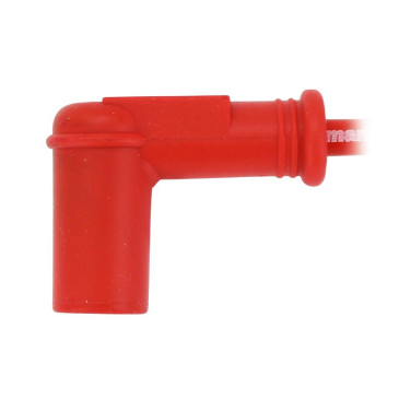ANTIPARASITE MALOSSI AVEC FIL DE BOUGIE 7 mm ROUGE (50 cm) (VENDU A L'UNITE) 3700948263617