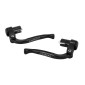 BRAKE LEVERS SET- FOR ROAD BIKE- TRI/TT- P2R -ALUMINIUM - SHORT-BLACK (PAIR 3700948242254