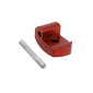 LOCKING HINGE LATCH FOR E-SCOOTER XIAOMI M365, 1S, ESSENTIAL, PRO, PRO 2 RED STEEL (WITH PIN ) -SELECTION P2R-