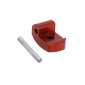 LOCKING HINGE LATCH FOR E-SCOOTER XIAOMI M365, 1S, ESSENTIAL, PRO, PRO 2 RED STEEL (WITH PIN ) -SELECTION P2R- 7427251491396