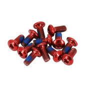 DISC BRAKE SCREW FOR E-SCOOTER Ø4,6 mm Red ( sold per 12) -SELECTION P2R- 7427251493239