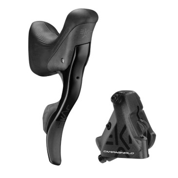 SHIFTER FOR ROAD BIKE - CAMPAGNOLO 13 Speed. EKAR - RIGHT/FRONT DISC/BLACK WITH CALIPER FOR Ø 140mm (2021 model) 8053340455438