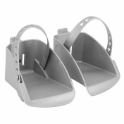 REPOSE PIED POUR PORTE BEBE/SIEGE ENFANT ARRIERE GRIS POLISPORT BOODIE (PAIRE) 5604415057427