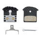 PLAQUETTE DE FREIN VTT SHIMANO XT M8000/M785 - XTR M9000/M985 SLX M666/M675 DEORE M6000/M615/ RS785 (SHIMANO ORIGINE ICE-TECH METAL) -J05 (PAIRE SUR CARTE)(VOIR ARGUMENTAIRE) 4550170639556