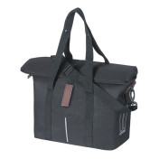 HAND BAG FOR BICYCLE - BASIL CITY 8-11Lt - Black Waterproof- INCLUDING SYSTEM MIK or KLICKFIX (non included) or HOOKS 8715019183607