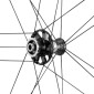 WHEELS SET FOR ROAD BIKE 700 CAMPAGNOLO SCIROCCO DISC -BLACK-HUB ED 12/11/10 Speed - For thru axle / Quick release.COMPATIBLE TUBELESS (Pair) 8053340450440