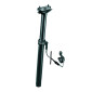 TIGE DE SELLE VTT TELESCOPIQUE SWITCH ALU NOIR DIAM. 27,2 L390mm (REGLAGE PAR CABLE EXTERNE 0/125mm) FIXATION CINTRE 8013271247458