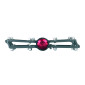 PEDALE VTT PLATEFORME DESCENTE / BMX SWITCH NORTH SHORE ALU NOIR FILETAGE 9/16 AVEC PICOTS (PAIRE) 110x95mm 8013271261393