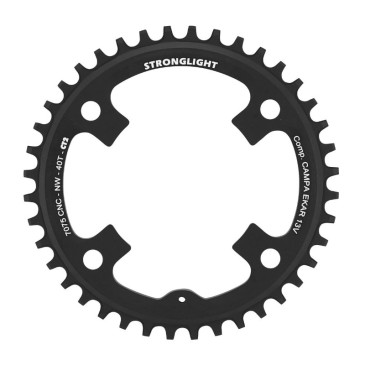 PLATEAU GRAVEL 4BRA D.123 POUR CAMPAGNOLO EKAR STRONGLIGHT CT2 40DTS MONO NOIR 13V. NARROW WIDE 3700223722990