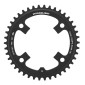 CHAINRING FOR GRAVEL BIKE - 4 Arms Ø123 FOR CAMPAGNOLO EKAR STRONGLIGHT CT2 Single 42 teeth BLACK 13 Speed. 3700223723003