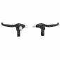 LEVIER DE FREIN VTT/VTC V-BRAKE 4 DOIGTS TEKTRO AVEC SONNETTE INTEGREE COMPATIBLE POIGNEE TOURNANTE (PAIRE) - MONTAGE SUR VELO LEADER FOX 3700948239650