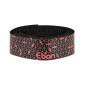 RUBAN DE GUIDON / CINTRE NEWTON EBON NOIR DEGRADE ROUGE AVEC BOUCHONS (CONFORTABLE EPAISSEUR 2.6mm) 3700948242810